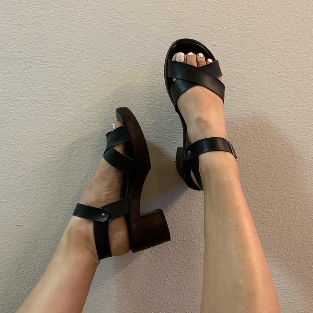Cute chunky platform heel
